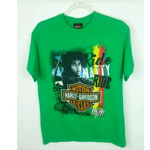 Harley-Davidson Other - Harley Davidson Bob Marley Grand Turks T-Shirt
